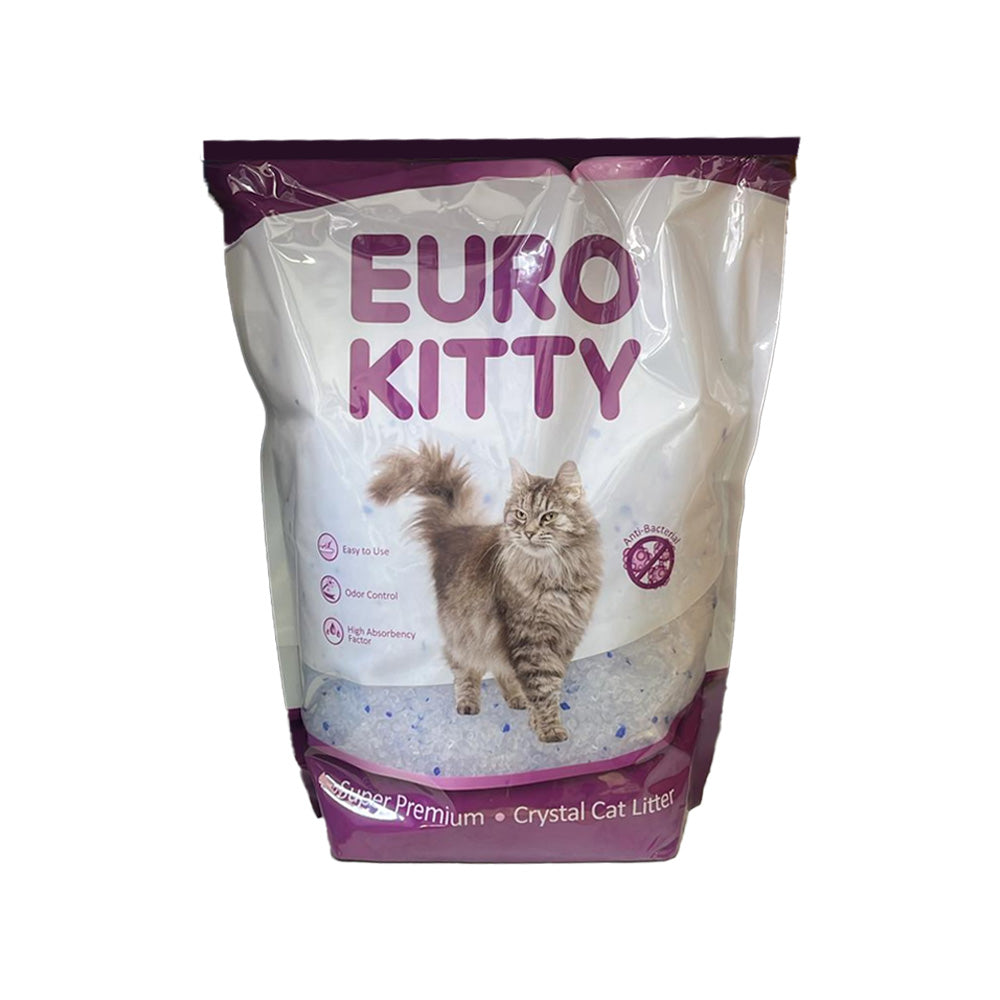 EURO KITTY חול קריסטל - חול לחתולים