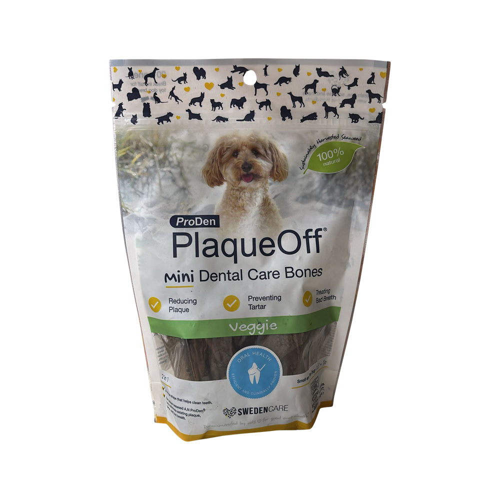 פלאק אוף עצמות מיני דנטליות צמחי 340 גרם בקופסה