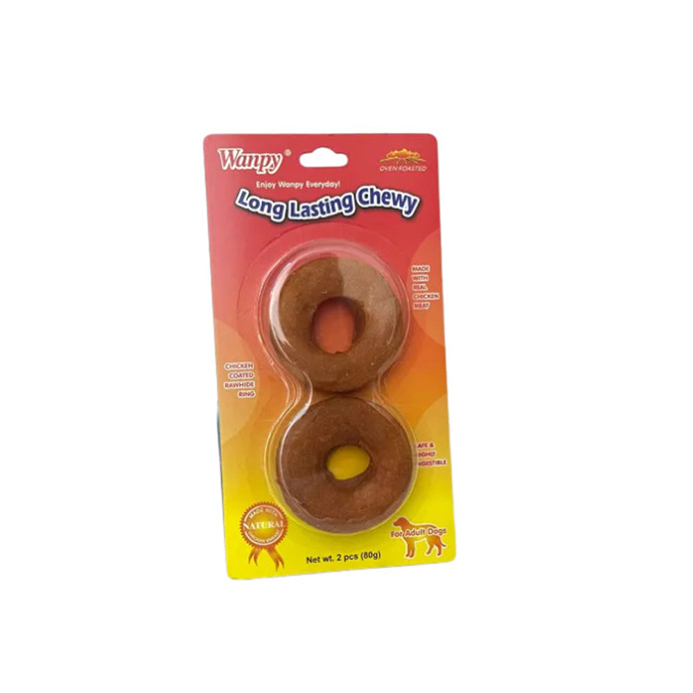 וואנפי חטיף טבעות מצופה עוף 80 גרם בקופסה