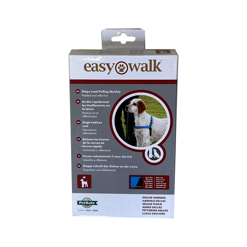 פטסייף איזי וולק רתמת גוף M תכלת