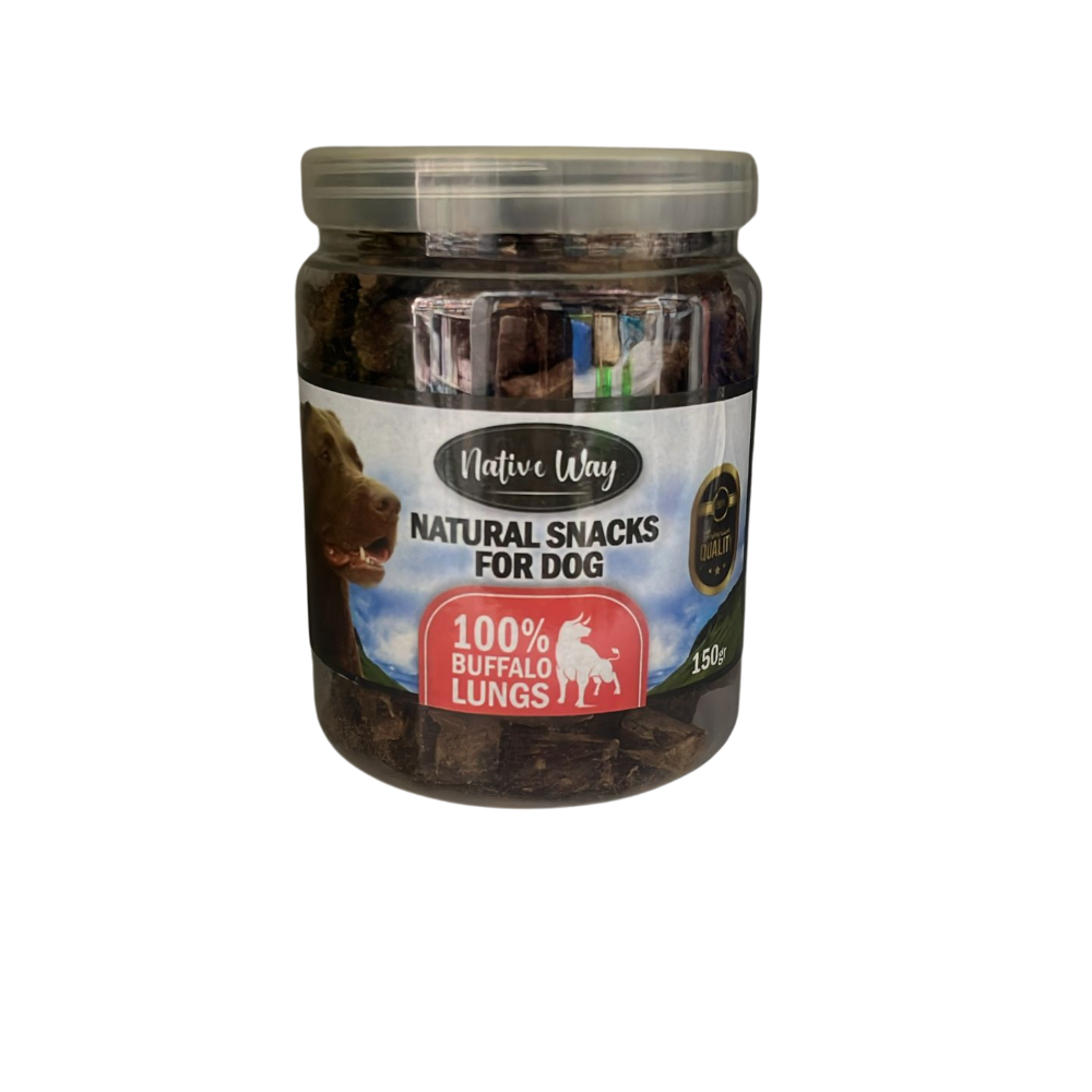 צנצנות טבעיות - קוביות ריאות בקר 150 גרם בקופסה