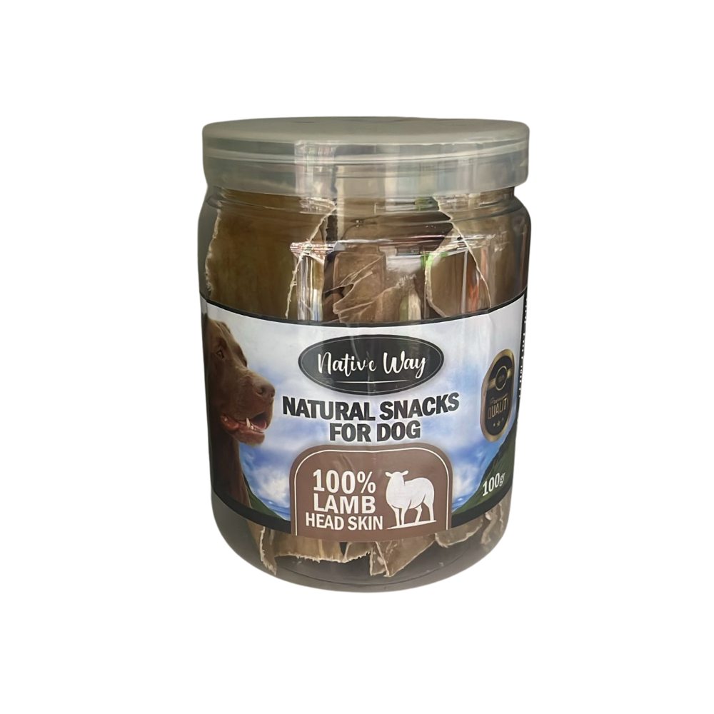 צנצנות טבעיות - עור קרקפת כבש 100 גרם בקופסה