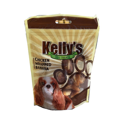 חטיף קאליס בננה מיובשת עטוף בעוף 100 גרם בקופסה