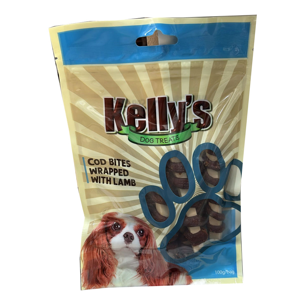 חטיף קאליס דג קוד עטוף בכבש 100 גרם בקופסה