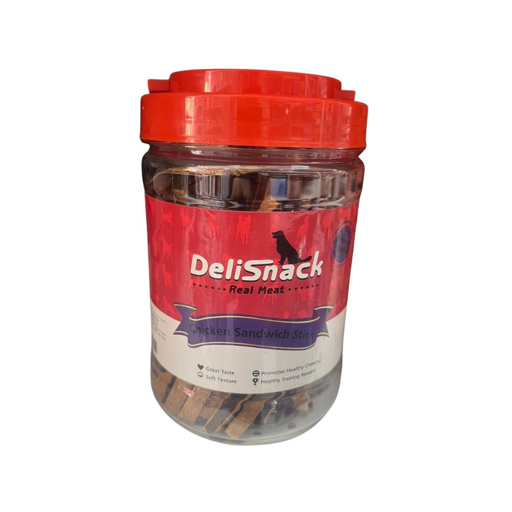 דליסנק צנצנת מקלות סנדוויץ עוף 400 גרם בקופסה